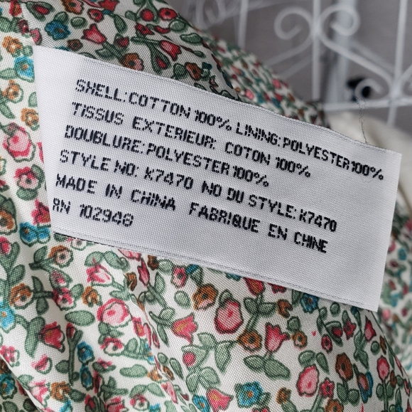 Anthropologie Tulle Tiered Short Sleeve Floral Lined Hooded Jacket Size Small - Picture 8 of 9